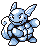 Wartortle front-facing sprite from Pokémon Blue