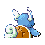 Wartortle back-facing sprite from Pokémon Sapphire