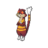 Watchog front-facing sprite from Pokémon White
