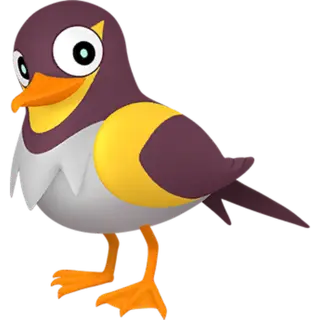 Wattrel shiny front-facing sprite from Pokémon Scarlet