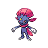 Weavile front-facing sprite from Pokémon White 2