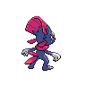 Weavile back-facing sprite from Pokémon White