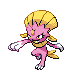 Weavile shiny front-facing sprite from Pokémon Pearl
