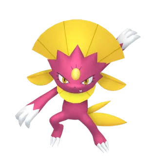 Weavile shiny front-facing sprite from Pokémon X