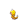Weedle shiny front-facing sprite from Pokémon Black 2