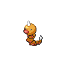 Weedle front-facing sprite from Pokémon Black