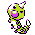 Weedle shiny front-facing sprite from Pokémon Crystal
