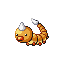 Weedle front-facing sprite from Pokémon Emerald