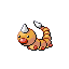 Weedle front-facing sprite from Pokémon FireRed