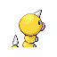 Weedle shiny back-facing sprite from Pokémon FireRed