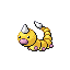 Weedle shiny front-facing sprite from Pokémon FireRed