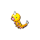 Weedle shiny front-facing sprite from Pokémon Platinum