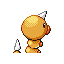 Weedle back-facing sprite from Pokémon Sapphire