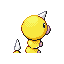 Weedle shiny back-facing sprite from Pokémon Sapphire