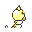 Weedle back-facing sprite from Pokémon Yellow