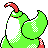 Weepinbell back-facing sprite from Pokémon Crystal