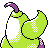 Weepinbell shiny back-facing sprite from Pokémon Crystal