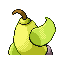 Weepinbell shiny back-facing sprite from Pokémon FireRed