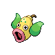 Weepinbell front-facing sprite from Pokémon HeartGold