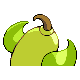 Weepinbell shiny back-facing sprite from Pokémon HeartGold