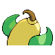 Weepinbell back-facing sprite from Pokémon Platinum