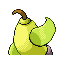 Weepinbell shiny back-facing sprite from Pokémon Sapphire