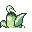 Weepinbell back-facing sprite from Pokémon Yellow