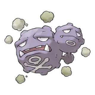Weezing official artwork