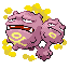 Weezing front-facing sprite from Pokémon FireRed