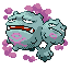 Weezing shiny front-facing sprite from Pokémon FireRed