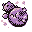 Weezing back-facing sprite from Pokémon Red