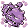Weezing front-facing sprite from Pokémon Red