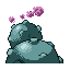 Weezing shiny back-facing sprite from Pokémon Sapphire
