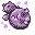 Weezing back-facing sprite from Pokémon Yellow