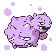 Weezing front-facing sprite from Pokémon Yellow