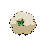 Whimsicott back-facing sprite from Pokémon Black