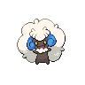 Whimsicott shiny front-facing sprite from Pokémon Black