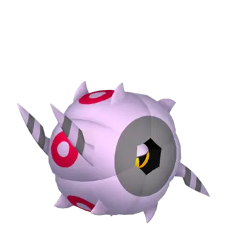 Whirlipede front-facing sprite from Pokémon X