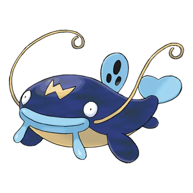 Whiscash, the Whiskers Pokémon — Water/Ground-type Pokémon official artwork