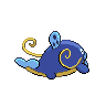 Whiscash back-facing sprite from Pokémon White 2