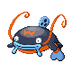 Whiscash shiny front-facing sprite from Pokémon Pearl