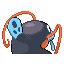 Whiscash shiny back-facing sprite from Pokémon Ruby