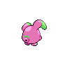 Whismur shiny back-facing sprite from Pokémon White 2