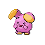Whismur front-facing sprite from Pokémon Emerald