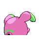 Whismur shiny back-facing sprite from Pokémon Platinum