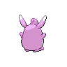 Wigglytuff shiny back-facing sprite from Pokémon White 2