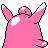 Wigglytuff back-facing sprite from Pokémon Crystal