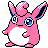 Wigglytuff front-facing sprite from Pokémon Crystal