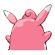 Wigglytuff back-facing sprite from Pokémon Pearl