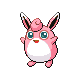 Wigglytuff front-facing sprite from Pokémon Pearl